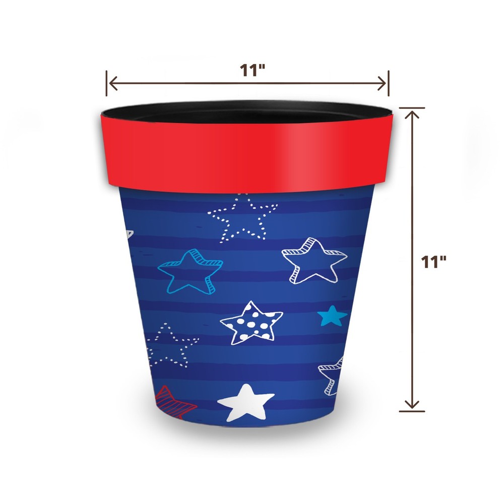 Briarwood Lane Star Spangled Medium Planter