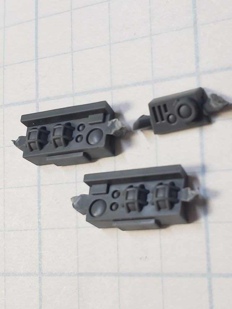 Warhammer 40k Space Marine Bits Repulsor Headlights & Machine Spirit Set