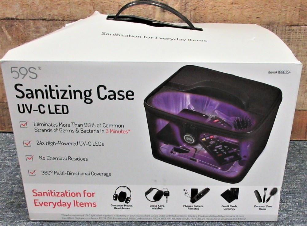 59S UV-C LED Sanitizing Case, Eliminates 99.9% of Germs & Bacteria
