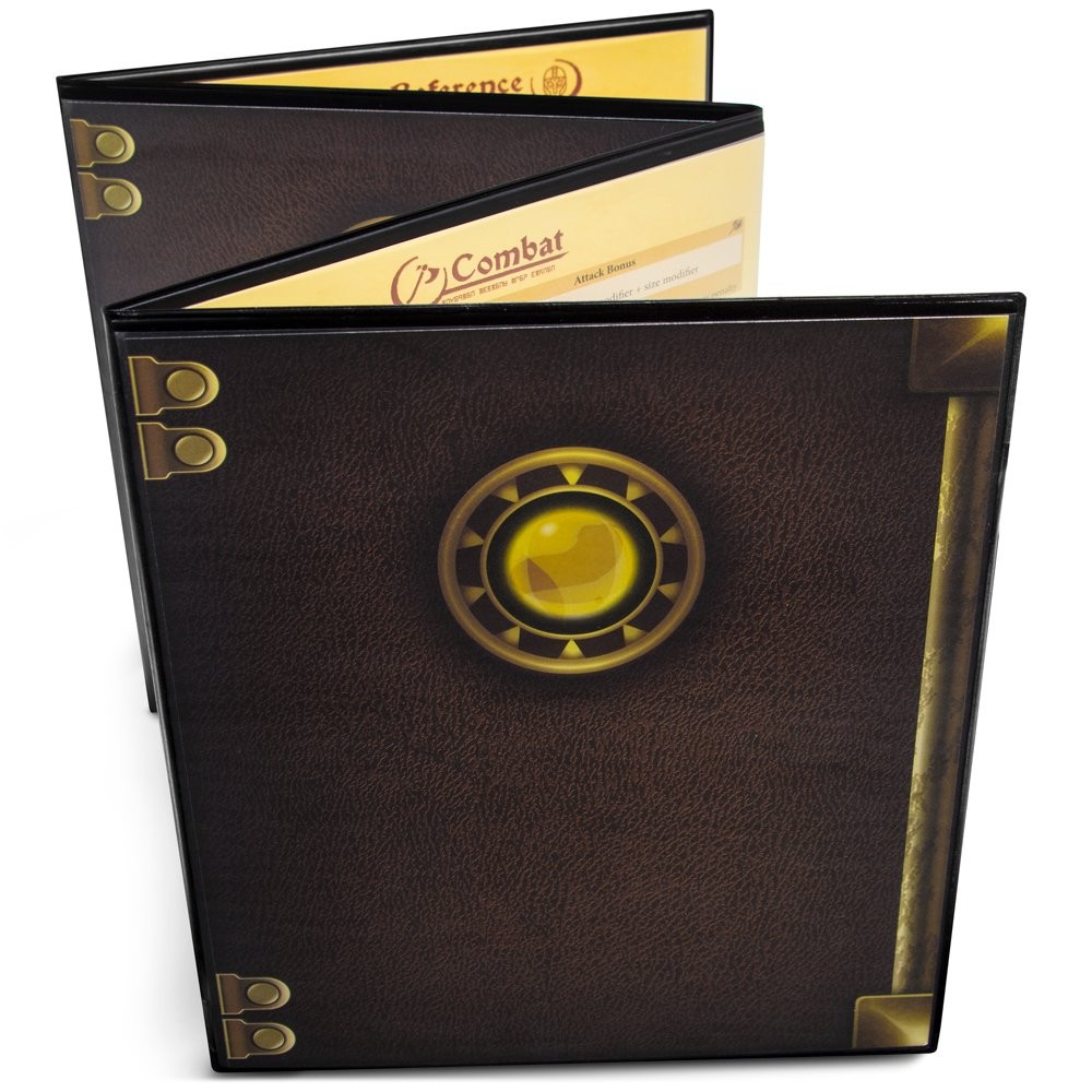 The Master's Tome 4-Panel Customizable GM Screen with Free Inserts – Dry Eras...
