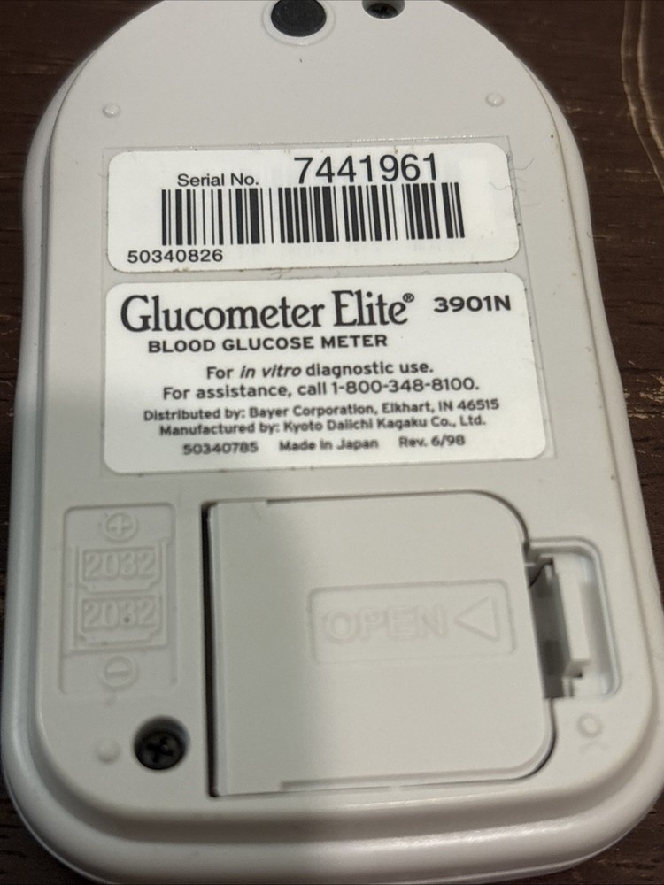 Glucometer Bayer Elite With Carrying Case