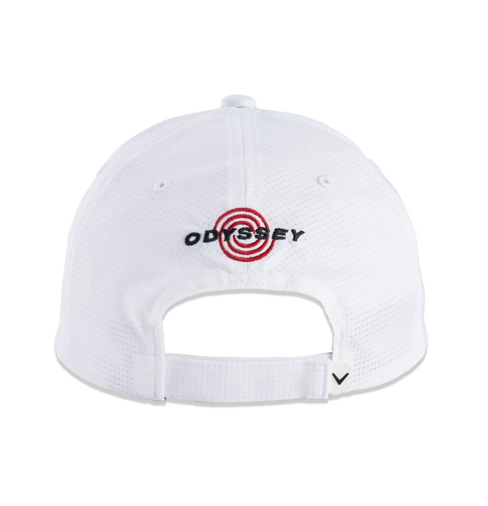 Callaway Mens Performance Pro Hat Adjustable Golf Cap - White/Black - New