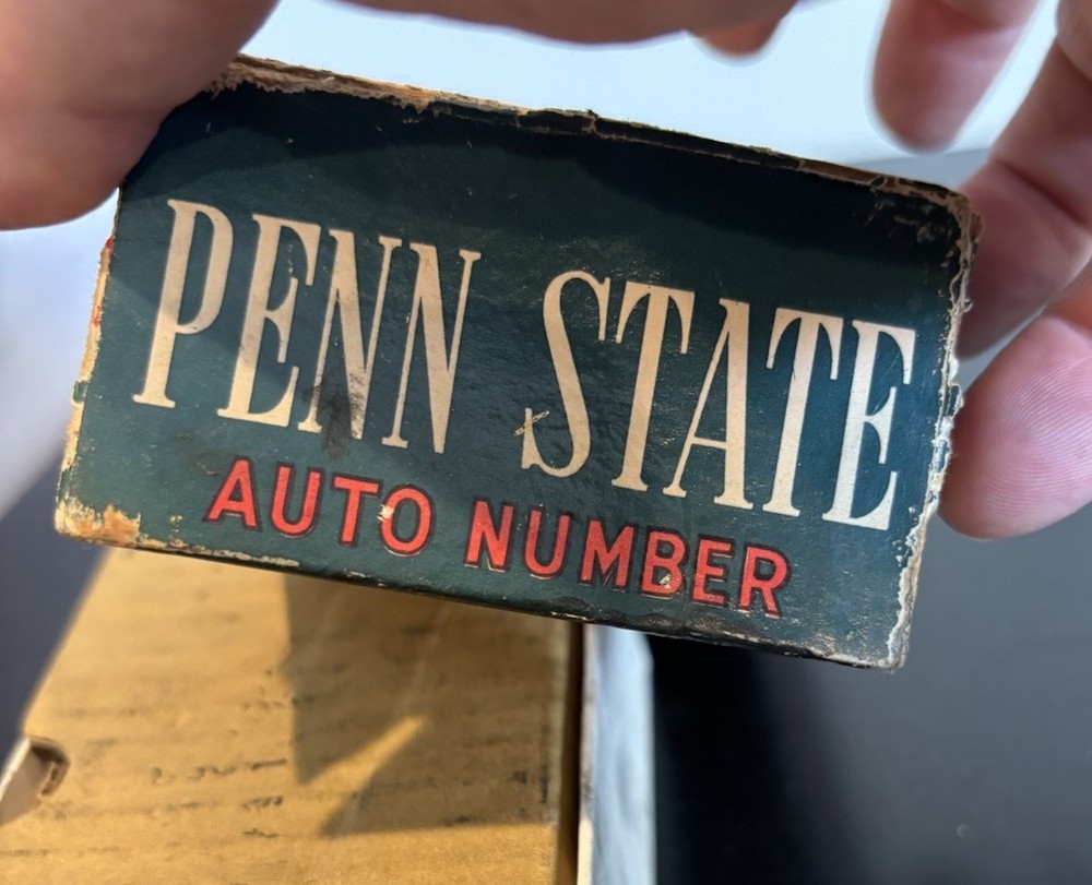 VTG Penn State Auto Number Automatic NUmbering Machine W/ Original Box Paperwork