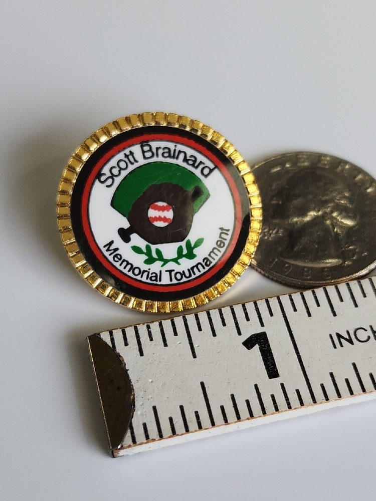 Scott Brainard Memorial Baseball Tournament Lapel Pin