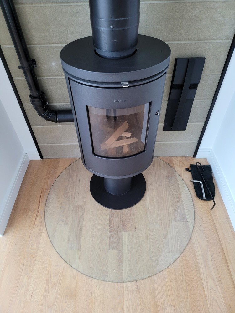 Morso 6148 B Wood Burning Stove & Morso Loop Fire Tools, Both Essentially New