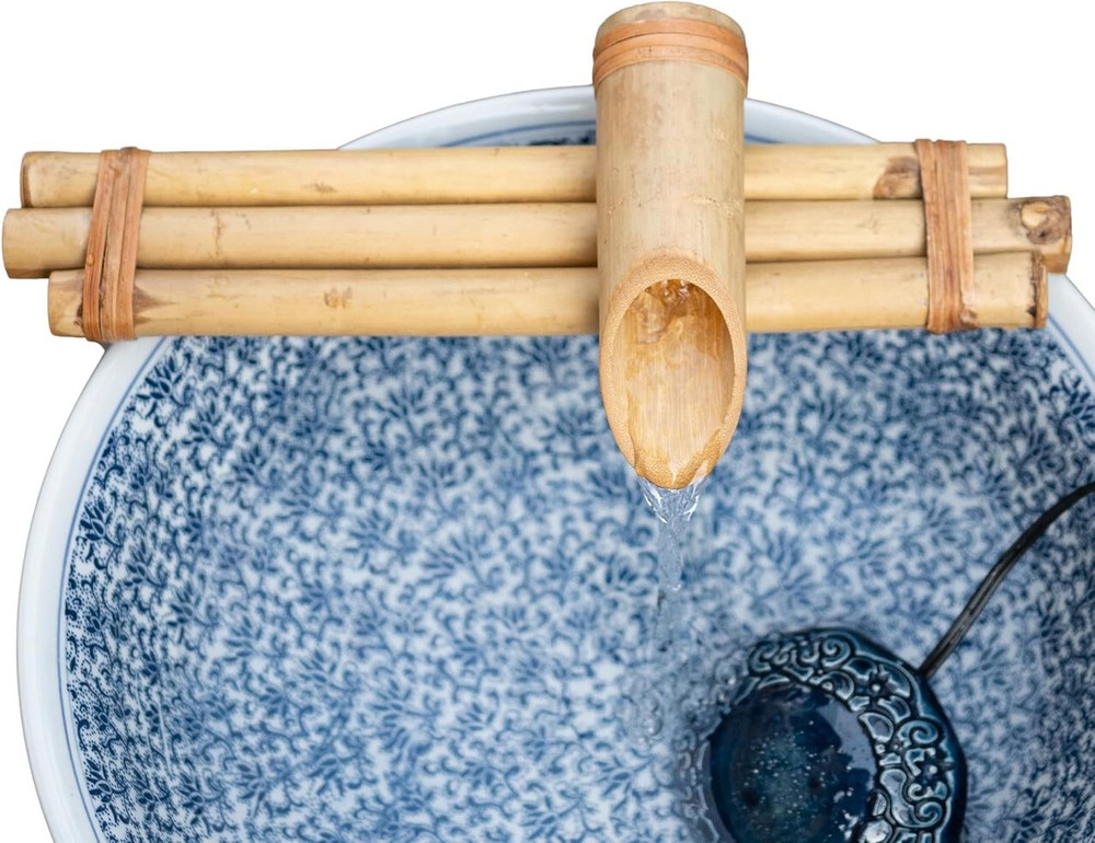 Bamboo Accents Zen Fountain Kit - Three-Arm, Split-Resistant Bamboo