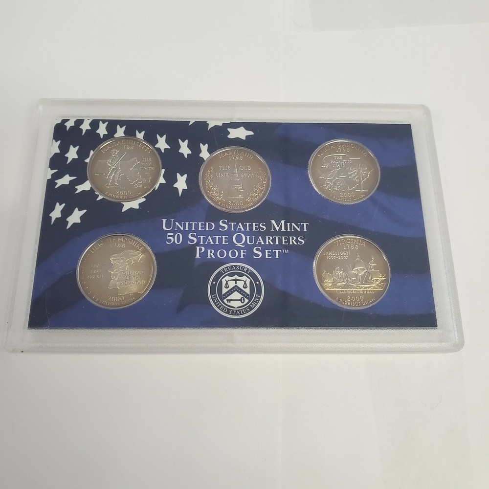 2000 US MINT 50 STATE QUARTES PROOF SET