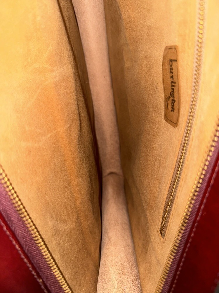 vintage leather document holder