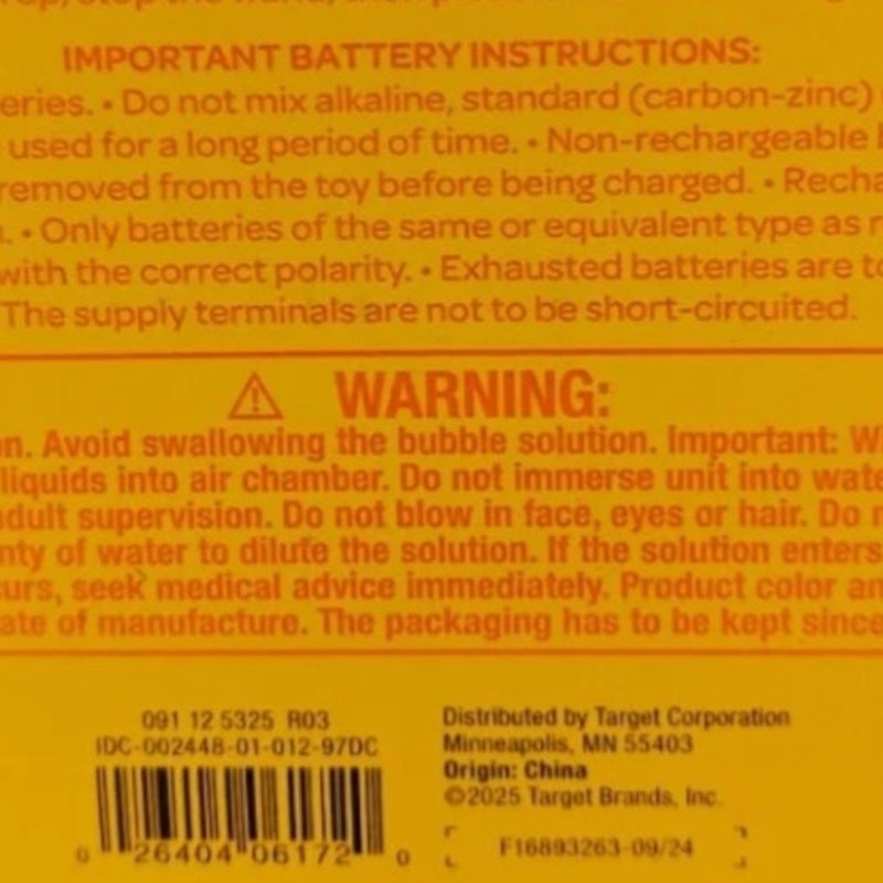 Double Bubble Blaster – Sun Squad Plastic Bubble Blower Toy Ages 3+