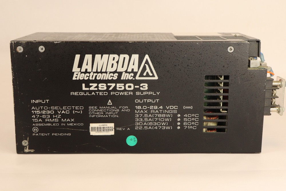 Regulated power supply 18-29.4V 37.5A 750W LAMBDA