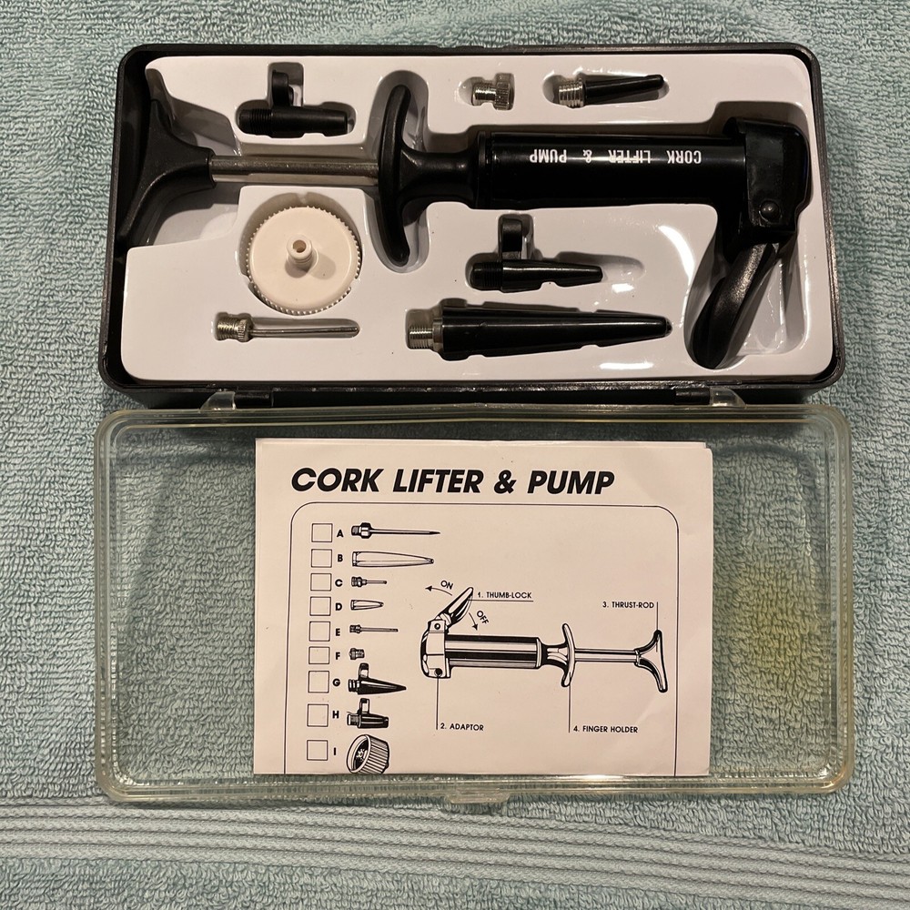 Cork Lifter and Pump Kit with Instructions. New.￼