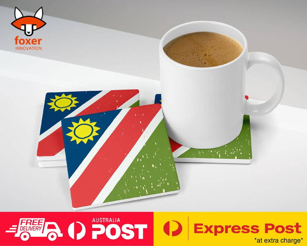 COASTER COFFEE DRINKING MAT|NAMIBIA COUNTRY FLAG 278