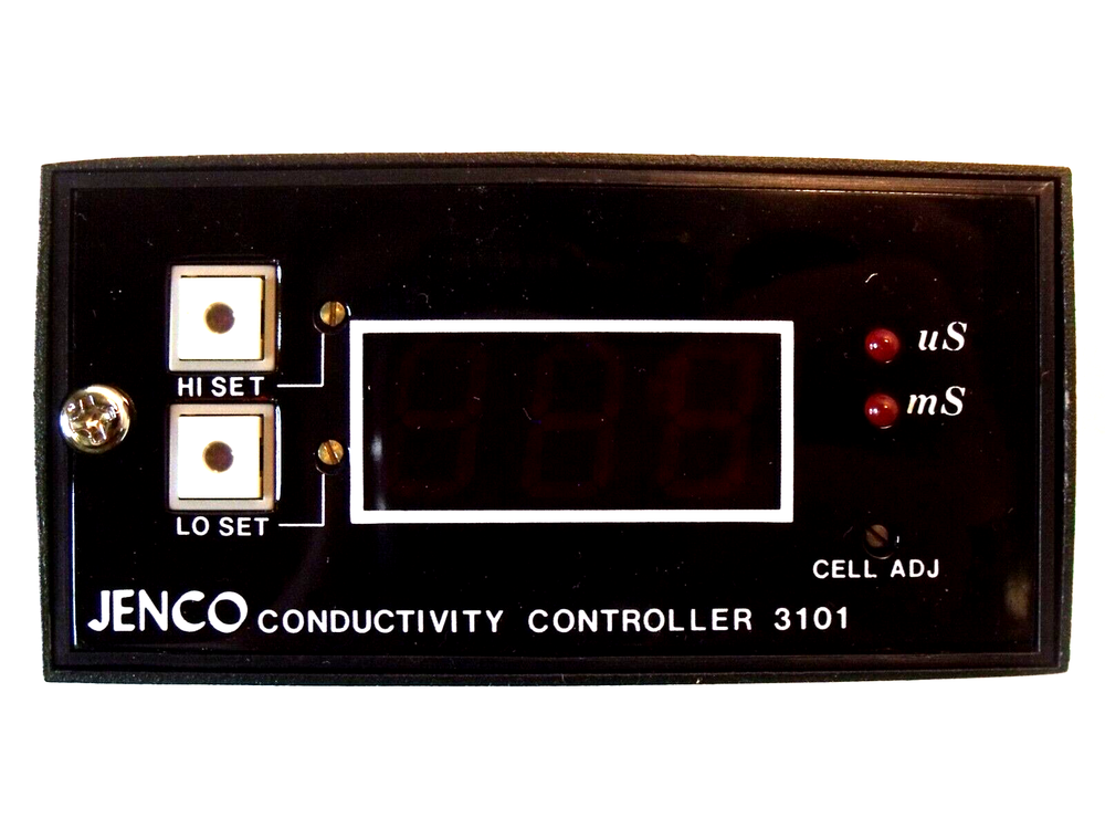 NIB Jenco Model 3101 S Conductivity Controller: 0 to 200 mS/cm Range