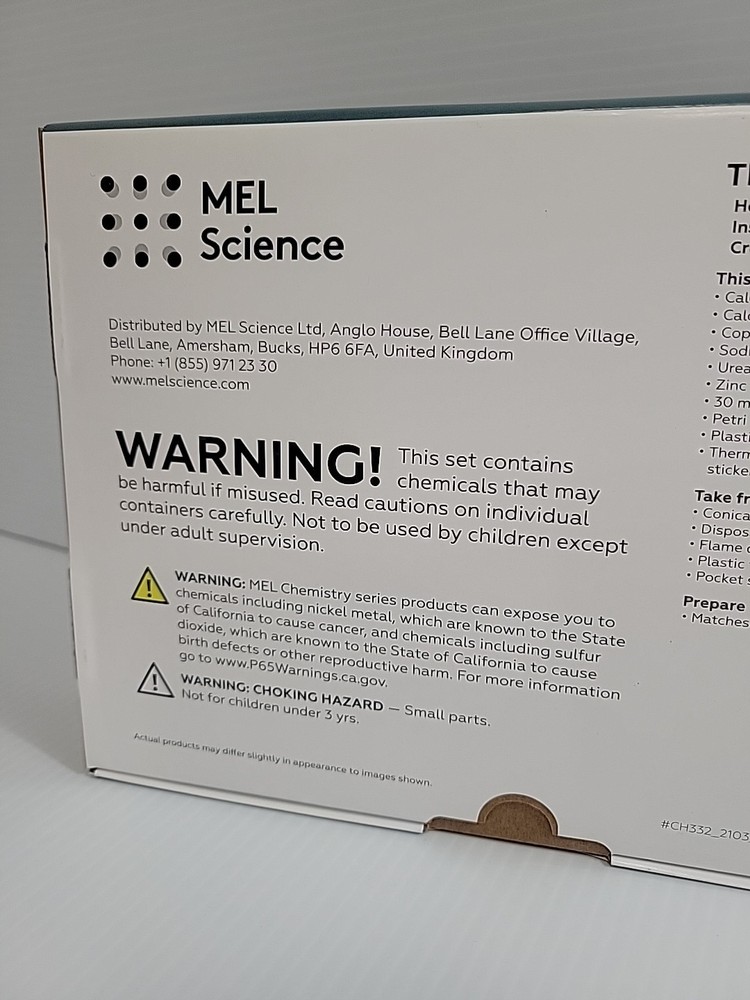 MEL Science Chemistry Thermal Effects, STEM kit