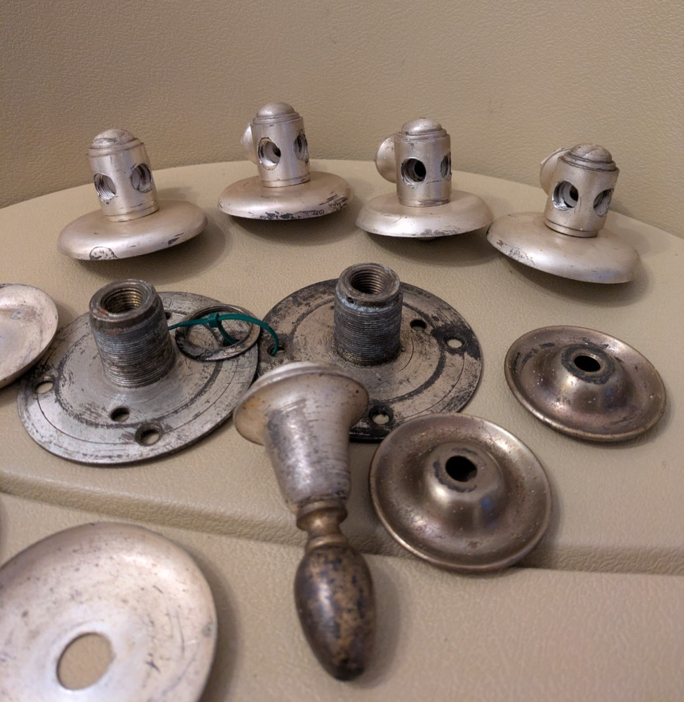 OLD GLASS GAS LIGHTING SPARES