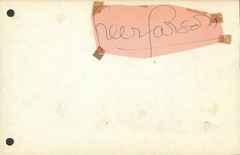 Vintage Greer Garson Autograph - 1941