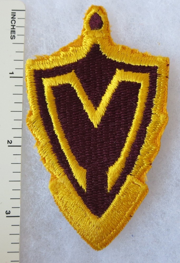 ORIGINAL Vintage M ROTC SCHOOL PATCH Cut Edge