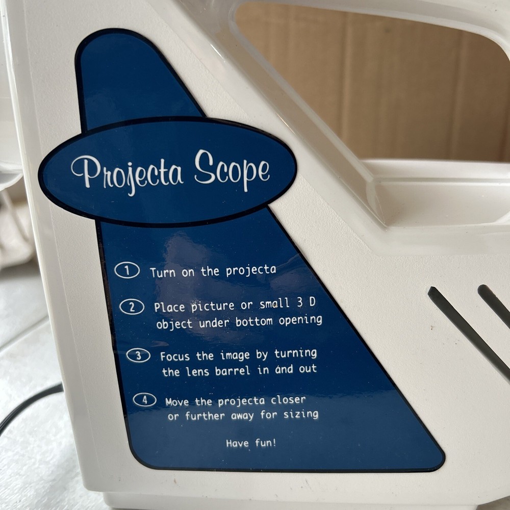 Projector Projecta Scope Model #Pj768 EUC Light Box Art Drawing Tracing