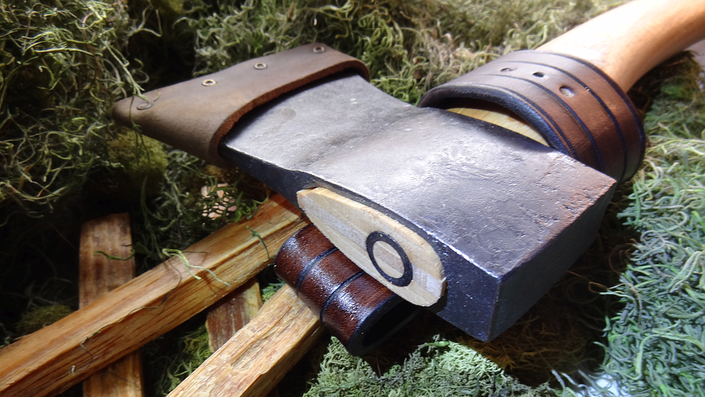 Leather Axe Belt Loop / Holster for Hatchet, Axe, Handmade