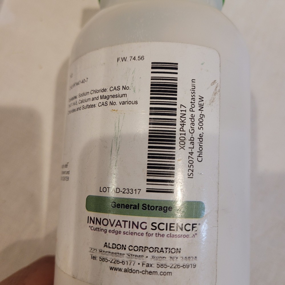 Potassium Chloride, 500g, Flame Colors (violet)