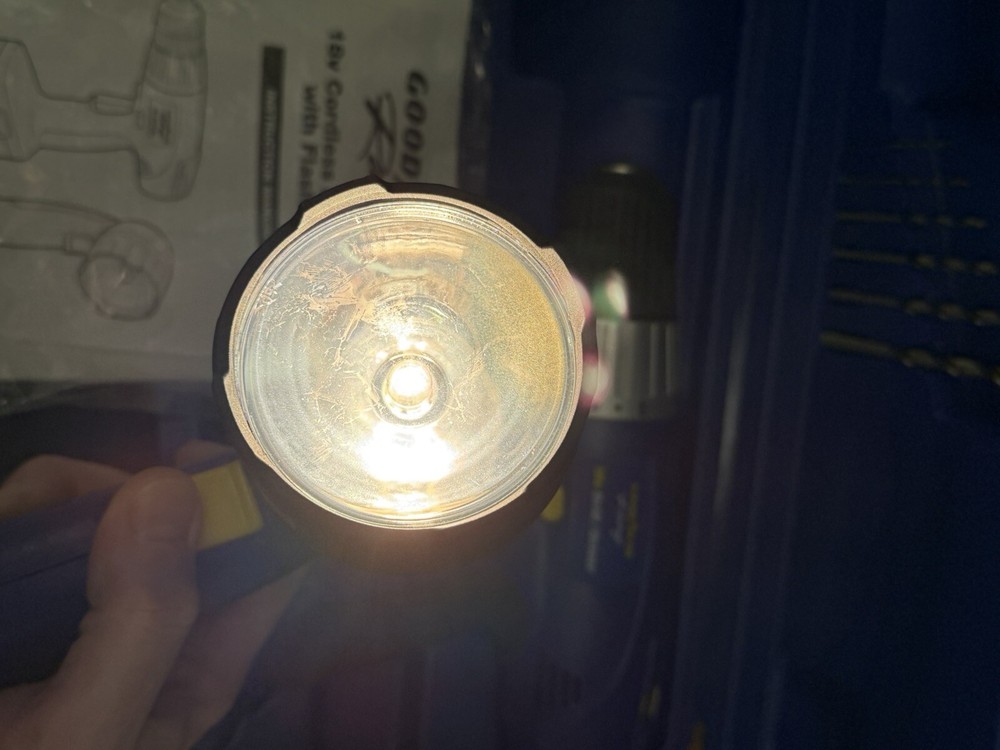 Drill And Flashlight