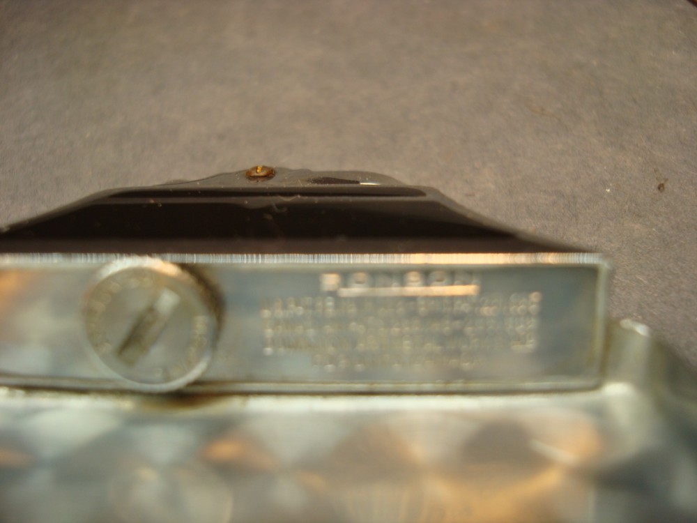 Vtg Ronson Cigarette Case Lighter-Tortoise Shell Enamel-Working-Never Lit