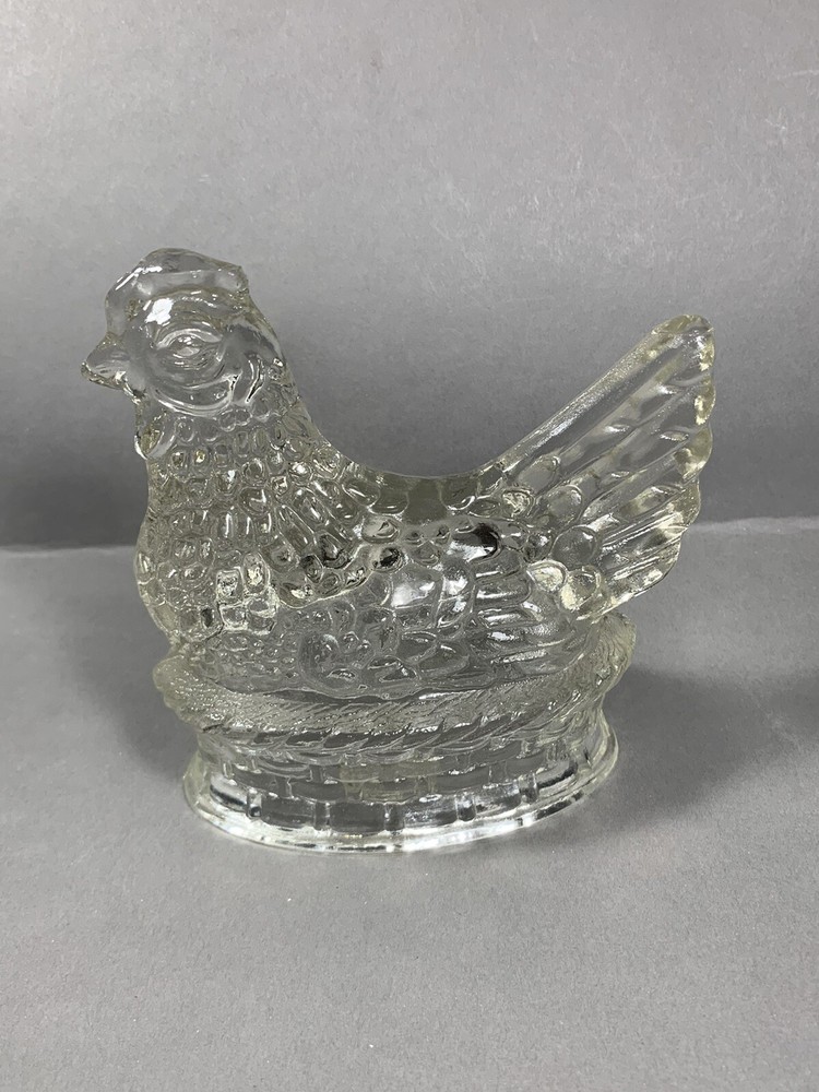 Vintage Easter Figural CANDY Container Chicken Nest Rabbits J.H. Millstein & Co.