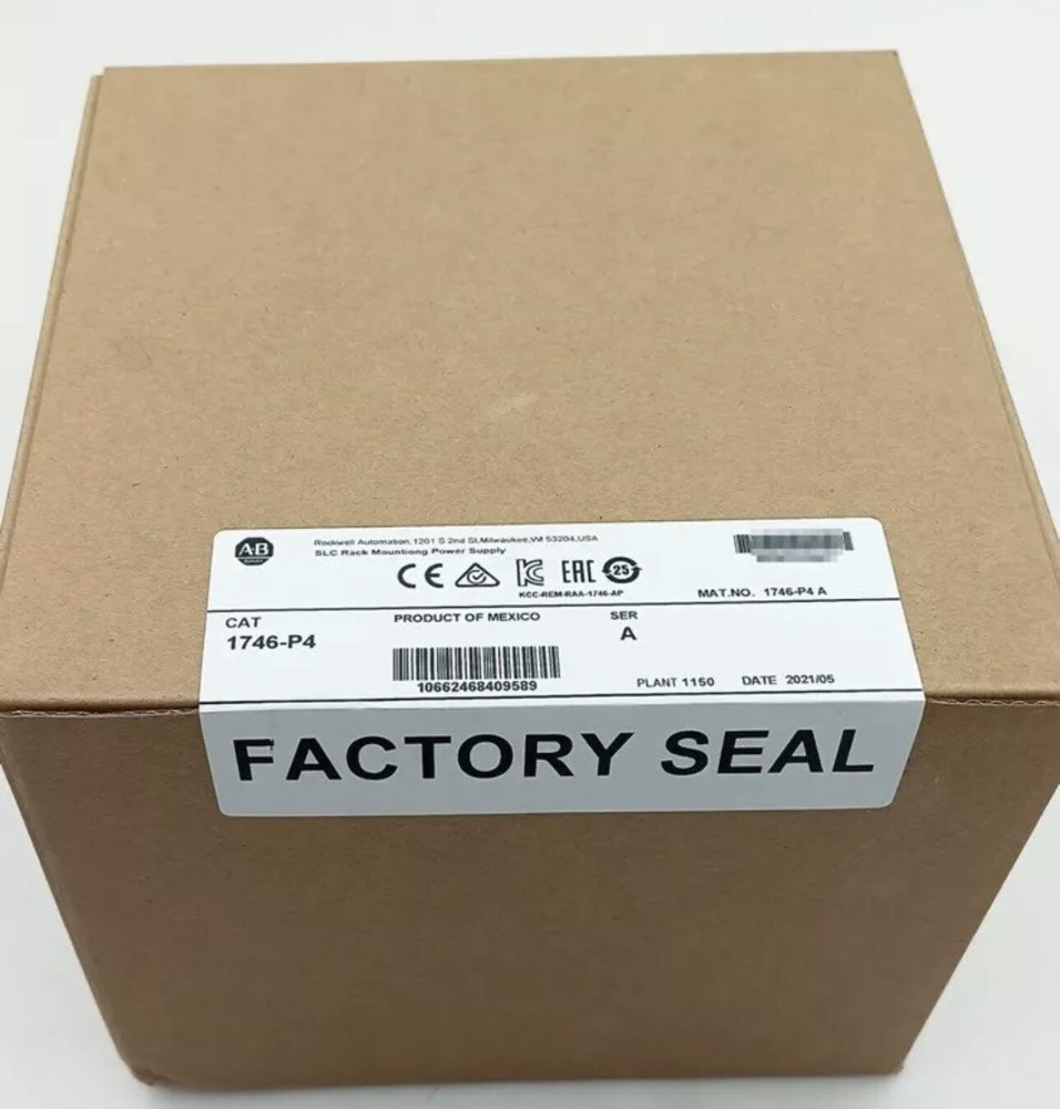Allen-Bradley 1746-P4 Ser A SLC 500 Power Supply Module 1746P4 New Factory Seal