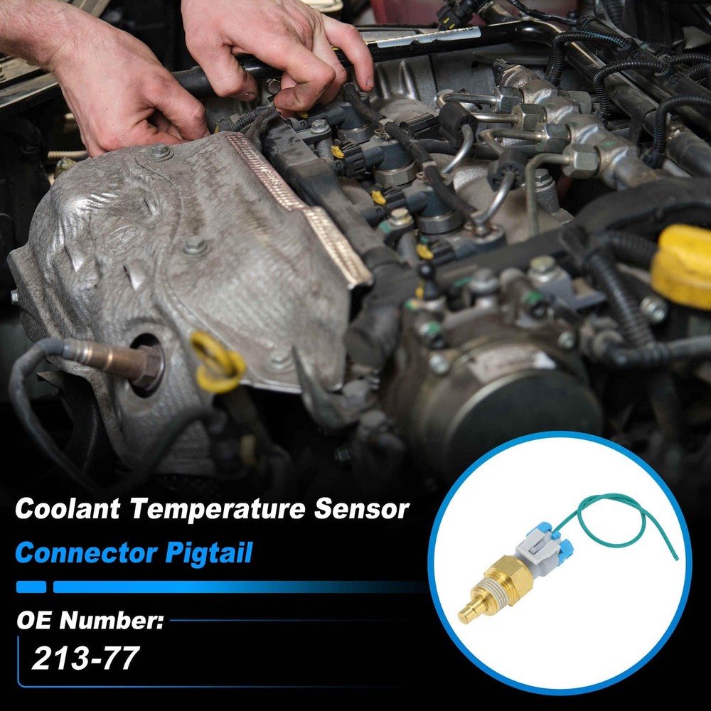 FUELHOOD No.213-77 Engine Coolant Temperature Sensor with Connector Gray