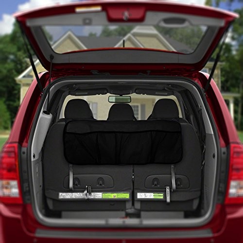 E-Z Travel Multi-Pocket Trunk Organizer, (BLACK) Universal Fit, Black