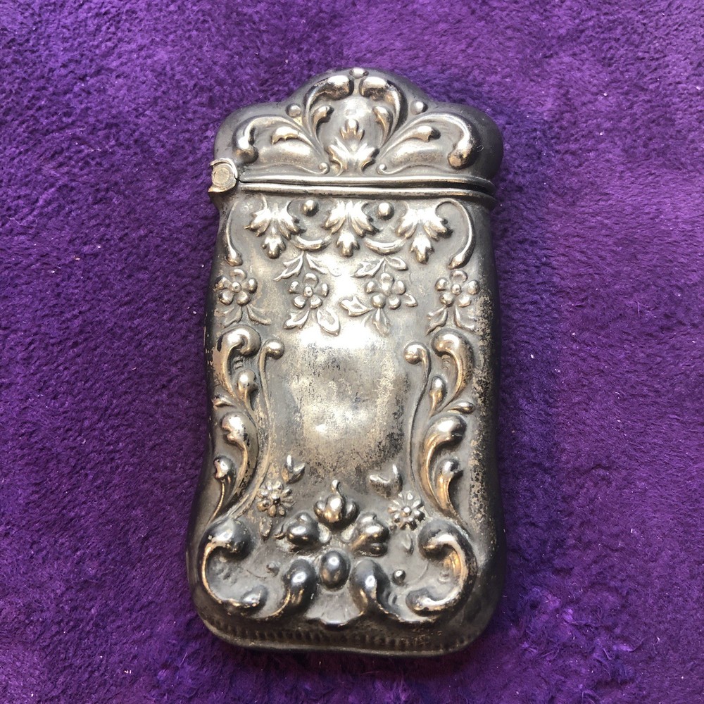 Sterling Match Safe Late 1800’s 2.25”