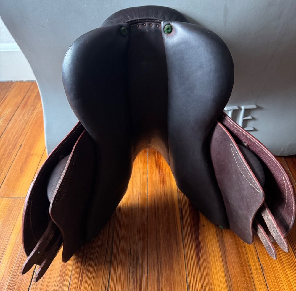 15.5" Devoucoux Biarritz K Child / Pony Saddle - 00 Flaps - MINT!