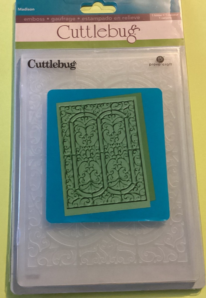 Cuttlebug Embossing Folders Madison 5x7