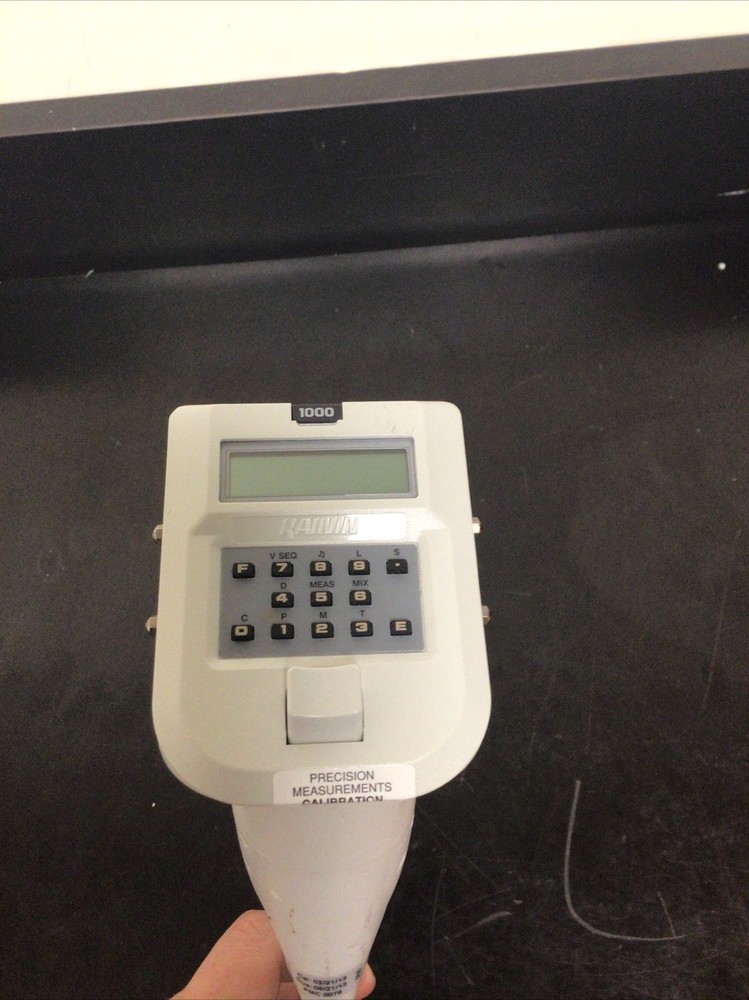 Rainin Pipette LTS 1000, 100uL-1mL Electronic