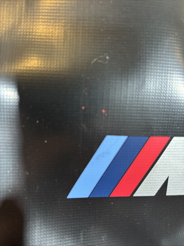 BMW motorsport backpack black white