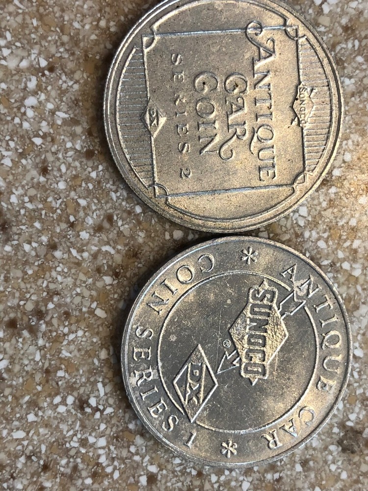 sunoco antique car coins