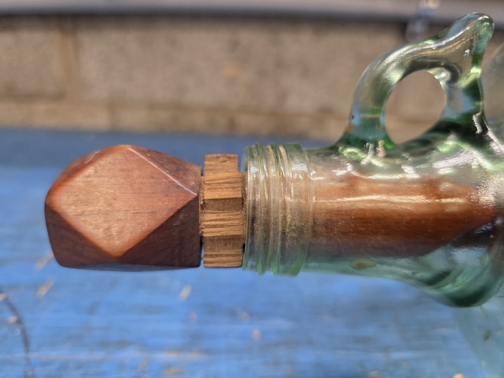 Vintage Ship In Bottle Gallon Viking