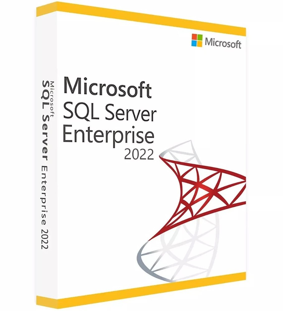 Microsoft SQL Server 2022 Enterprise with 24 Core License, unlimited User CALs