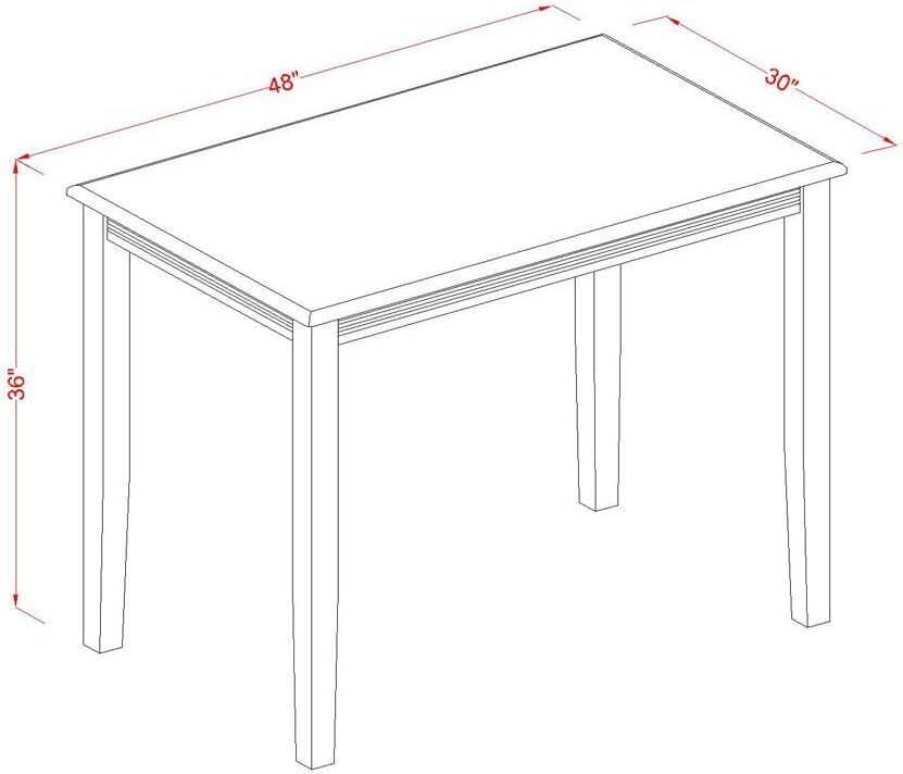 Oak 3-Piece Counter Height Dining Set: Rectangle Table & 2 Chairs Included