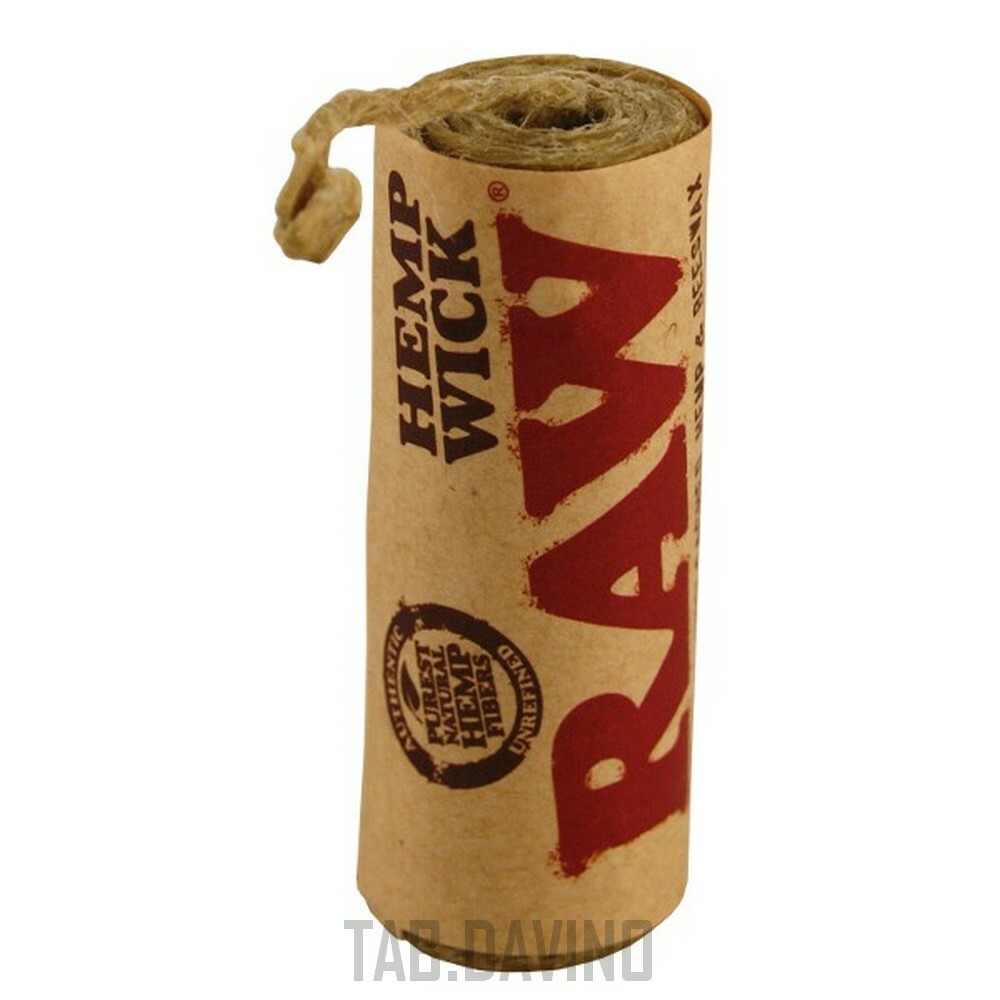 RAW WICK 6 METRI 2 ROTOLINI BIO CERA API