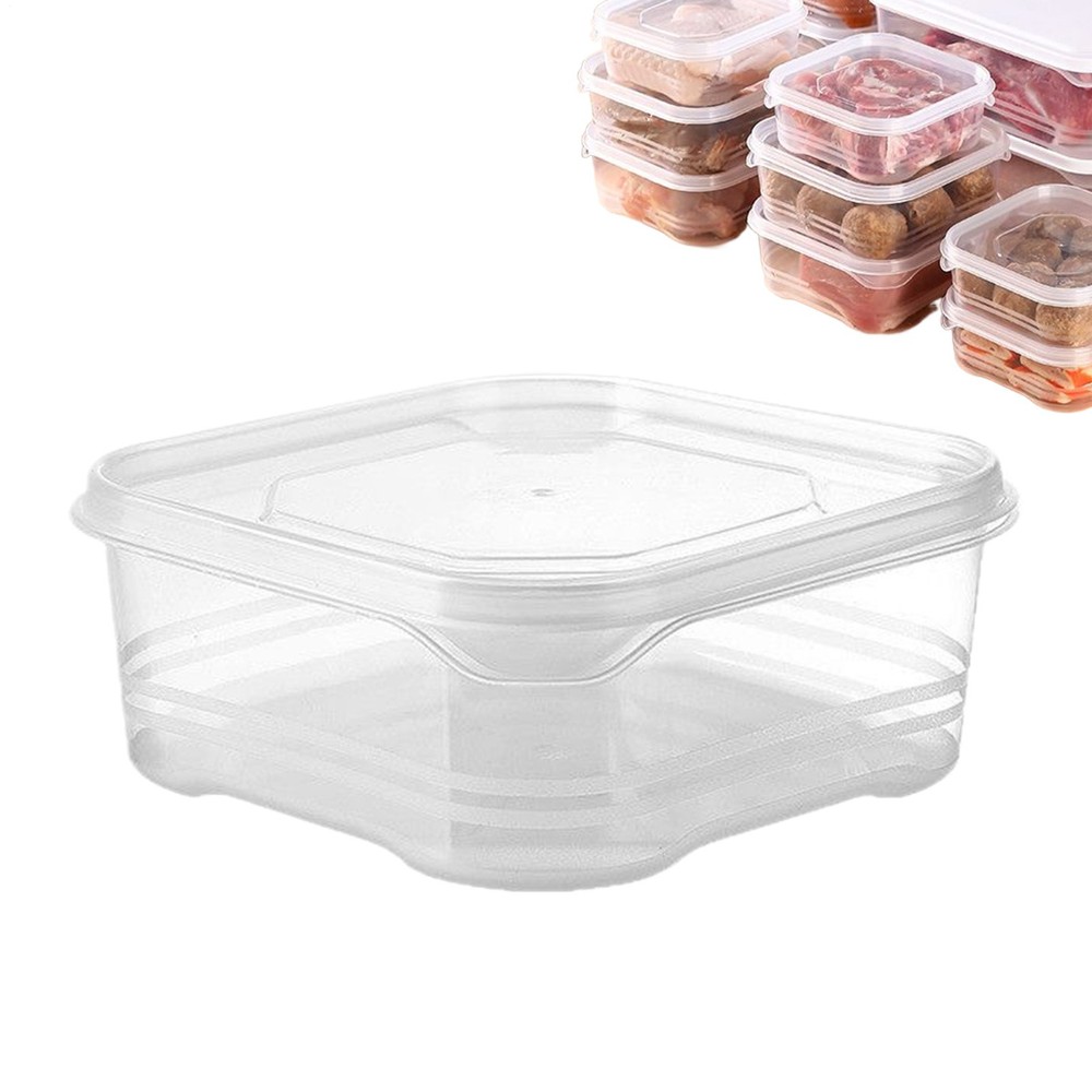 Refrigerator Storage Clear Airtight Stackable Fridge Storage Organizer awesome