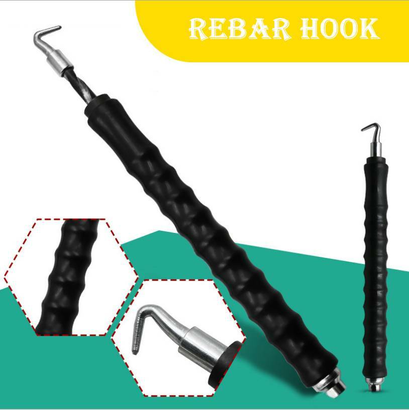 Semi-Automatic Rebar Hook Steel Bar Binding Hook Wire Tying Tools Twister Pull