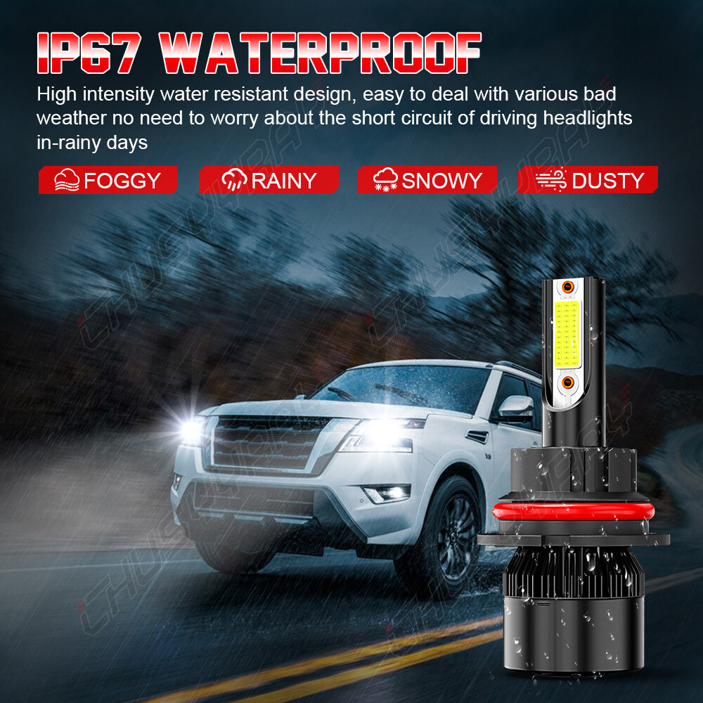 For Chevrolet Caprice 1991-1996 6000K 2X Front LED Headlight Bulbs High-Low Beam