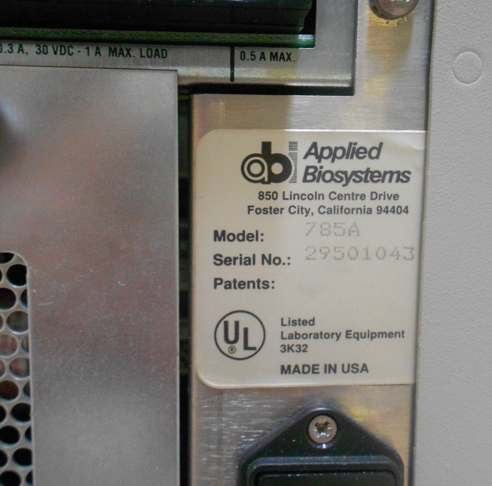Applied Biosystems 785A Programmable Absorbance Detector 190-700nm Nice, PE Life