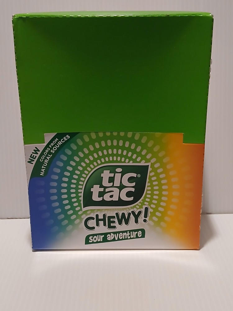 Tic Tac Chewy Sour Adventure Candy Bulk 12 Pack Sour Candy