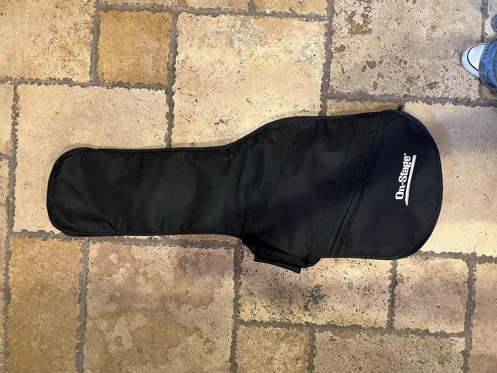 On-Stage Black Nylon String Instrument Bag Carry Strap Zipper Handle