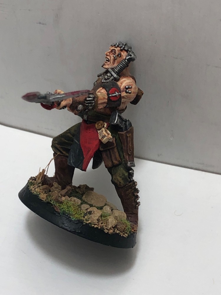 Inquisitor Sergeant Stone Metal - OOP - Games Workshop Warhammer 40K 54mm