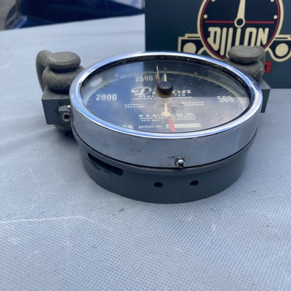 Dillon Dynamometer 2500/50 Lbs With Case