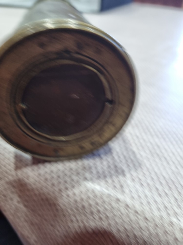 Victorian Bronzed Single Draw Telescope With Age Related Condition