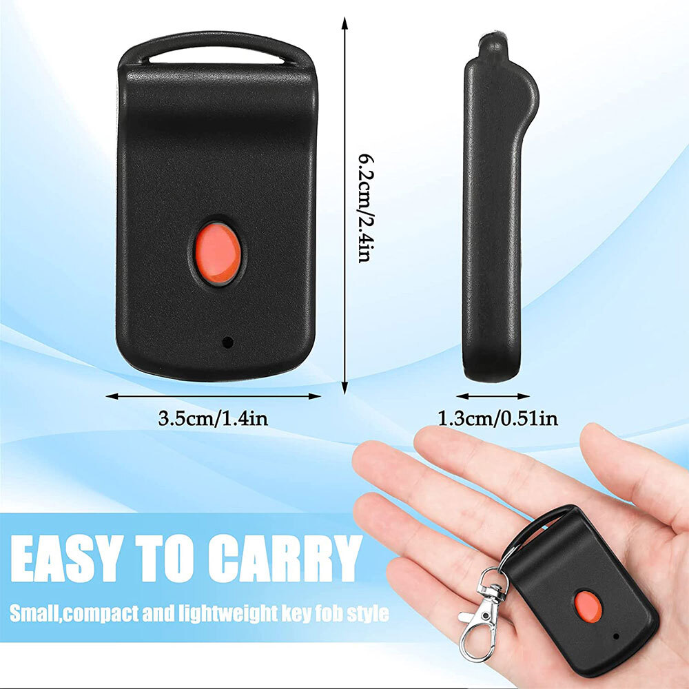 2PC Garage & Gate Door Remote Control Opener Transmitter 10 digit EZ Code 300MHz